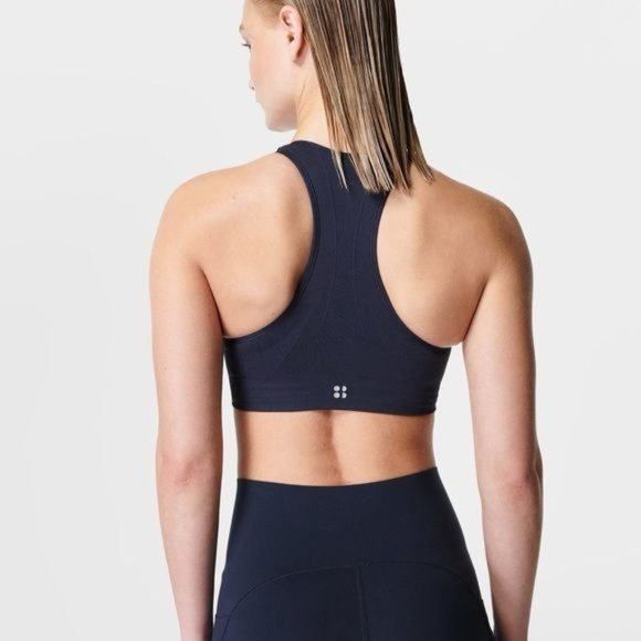 Sweaty Betty Stamina Sports Bra in Navy Size XS *see measurements - Picture 2 of 6